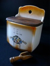 pot à sel de cuisine ancien