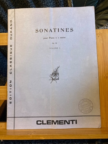 Clementi sonatines pour piano - clementi,