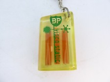 RARE Porte-clés / Key Ring Bourbon Mobile BP VISCO-STATIC Huile MOTOR OIL - 2