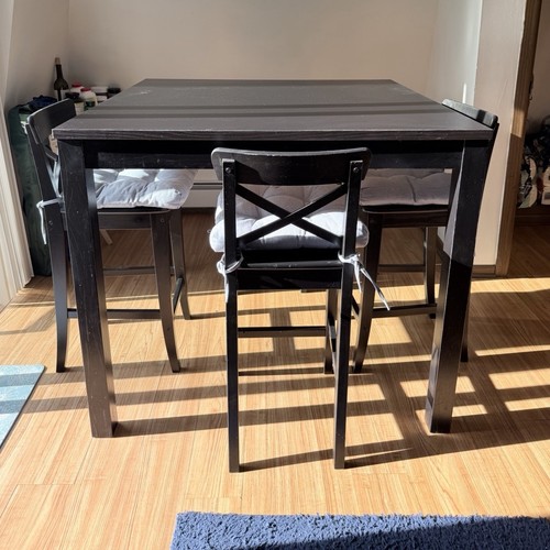 Ikea bjursta black wood - bjursta, 3-pc