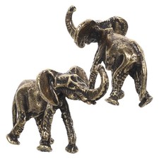  2 Pcs Statue Éléphant