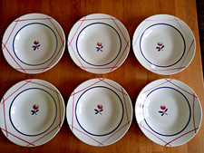 Lot de 6 assiettes creuses en