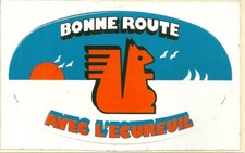 AUTOCOLLANT - BANQUE : CAISSE D' EPARGNE ECUREUIL COMPTE ARGENT / STICKERS