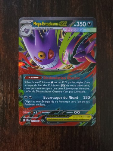 Carte pokemon méga ectoplasma - carte,