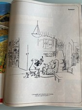 Dessin humoristique de Sempé _ 1 page _ 35 x 26 cm - Année 1964 #08