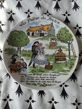 Bretagne assiette décorative