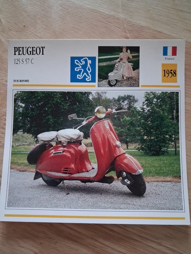 Peugeot scooter 125 s57c 1958 - 125,