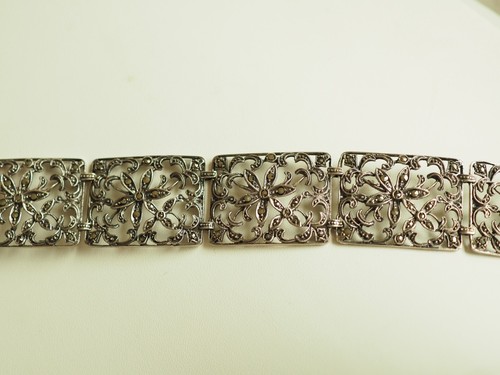 Bracelet ancien argent - ancien, massif