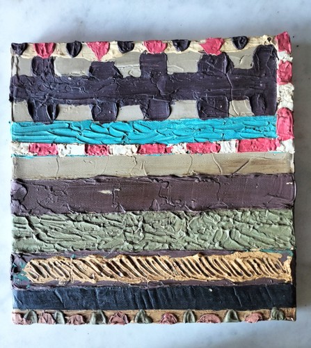 Tableau abstrait relief - en,