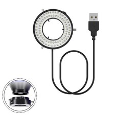 Anneau LED Luminosité Réglable Éclairage Laboratoire Microscope Accessoire