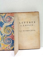 LIVRE ANCIEN DE MOUSTIER LETTRES À EMILIE 4 PARTIES EN 2 VOLUMES GRAVURES 1790