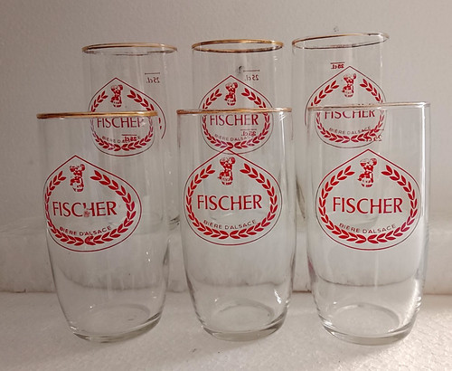 Lot anciens verres - , à