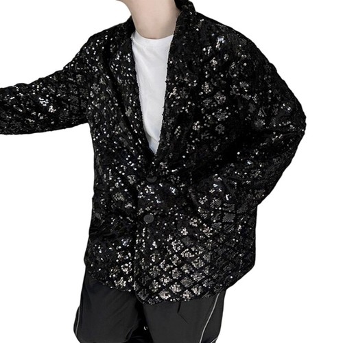 Homme sequin robe veste - sequin,