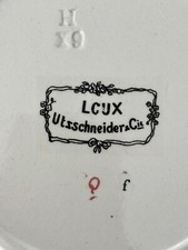 RARE SARREGUEMINES OBERNAI, ASSIETTE DESSERT Marque LOUX-UTZSCHNEIDER et CIE !!!