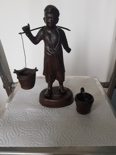 Statuette bronze asiatique - statuette,
