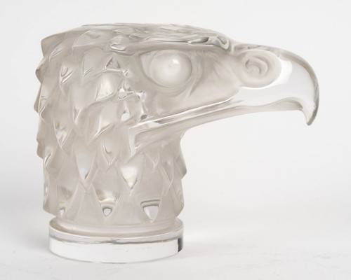 Mascotte tête aigle verre - tête,
