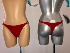 string bikini luxe rouge