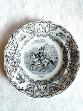 Assiette de Gien  Geoffroy et