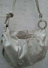 -AUTHENTIQUE sac à main bandoulière  SEQUOIA reptile TBEG vintage bag