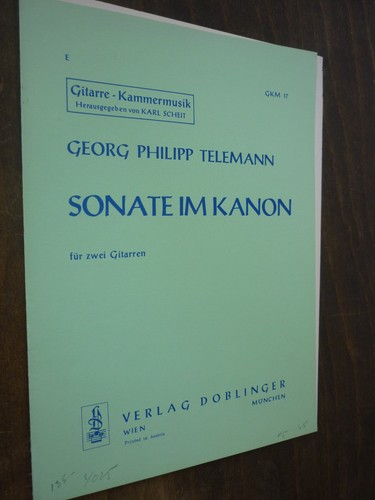 Partitions guitare telemann - telemann,