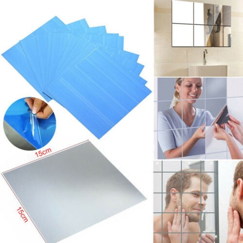 Carré miroir carrelage - carré, en