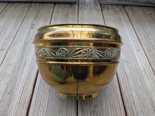 Ancien cache-pot en laiton