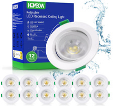 Lot de 12 Spot LED Encastrable