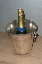 seau à champagne en métal