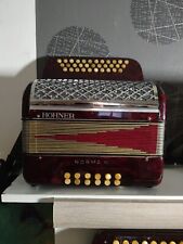 Concertina hohner Norma II em Sol sustenido 3 Voix Directe 