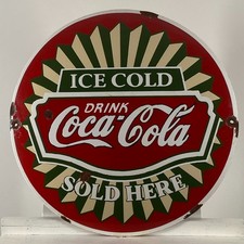 Plaque émaillée Coca-Cola -