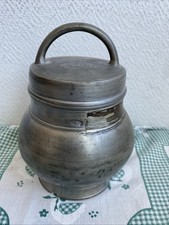 Ancien Pot En Étain Pot A Bouillon Ou Tabac Paul Vireton Lyon