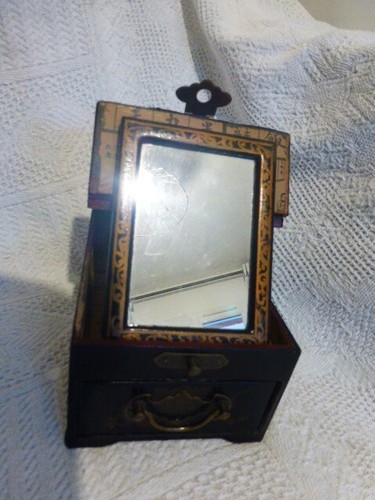 Coffret boite bijoux laquee - coffret,