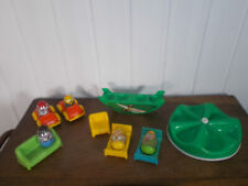 Vintage Bidibules Hasbro 1973  5 personnages pere noel poussin voiture jeux parc