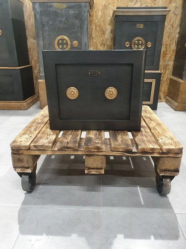 Coffre fort vintage ancien - coffre,