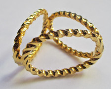 serre passe foulard couleur or