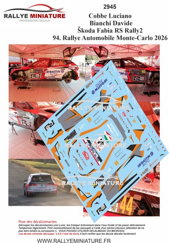 Decals ref 2945 - 1/43,