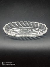 Petite coupelle , baguier en cristal de Baccarat modèle Bambou Tors ,signé .