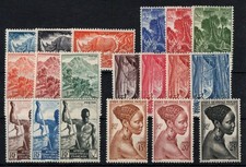 Colonie - AEF , YV 208 à 226 N* MH complète , Cote 30 Euros (RC349)