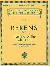 BERENS - Entrenamiento de la Mano Izquierda Op.89 para Piano [Broché] by BERENS