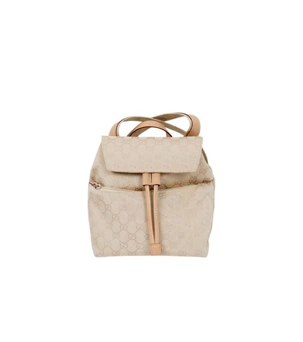 Gucci beige canvas flap - beige,