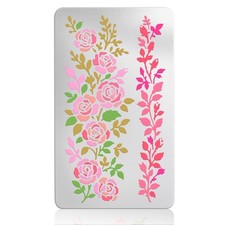 4Pcs Pochoir Métal Vigne de