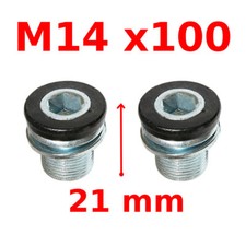 VIS DE SERRAGE MANIVELLES M14x100 BOITIER PEDALIER OCTALINK ISIS VELO VTT ROUTE