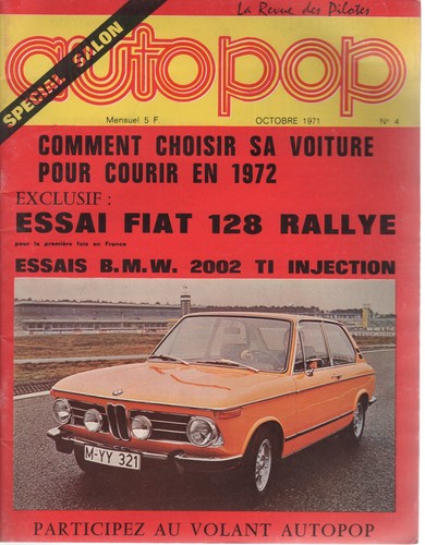 Autopop 1971 essai bmw - 1971,