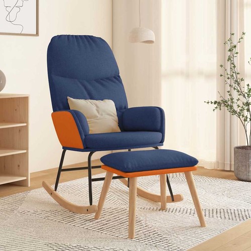 Chaise bascule blanc crème - chaise,