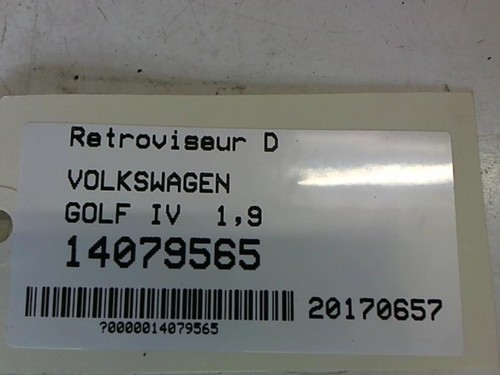 Retroviseur droit volkswagen - retroviseur,