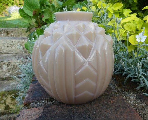 Ancien vase art déco - en, verre