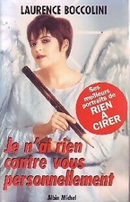 Je n'ai rien contre vous personnellement - Laurence Boccolini - V69965