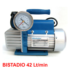 Pompe à vide bistade 42 L/min avec électrovanne et vacuomètre