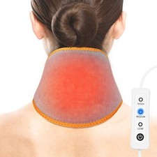 Coussin chauffant pour la nuque chauffe-cou USB pour les douleurs cervicales ...