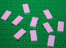 10 x Lego Friends  Bright Pink Tile 1x2 ref 3069b set 41015 3063 41058 3189 3315